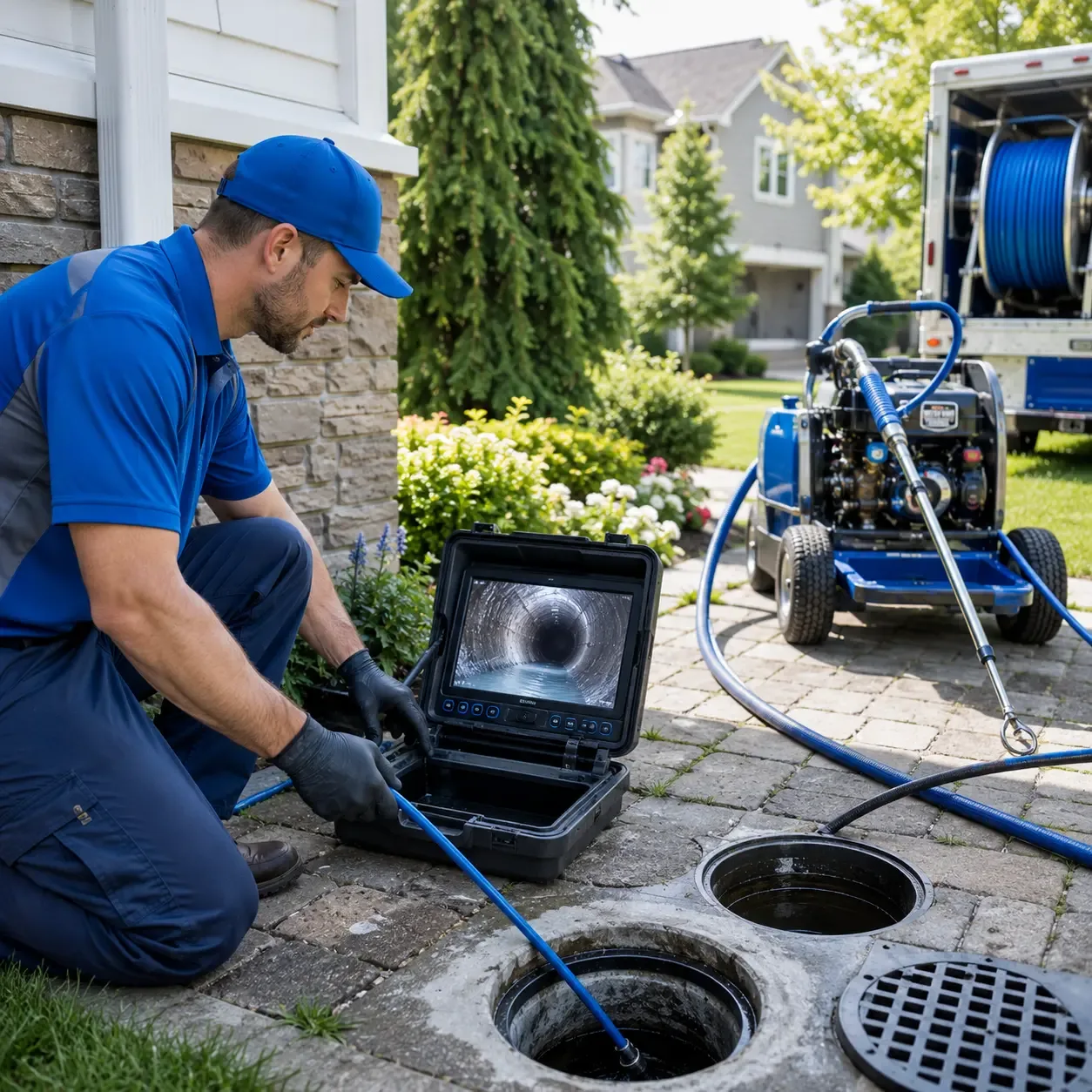 Outdoor drain cleaning professionals serving Brundidge, AL